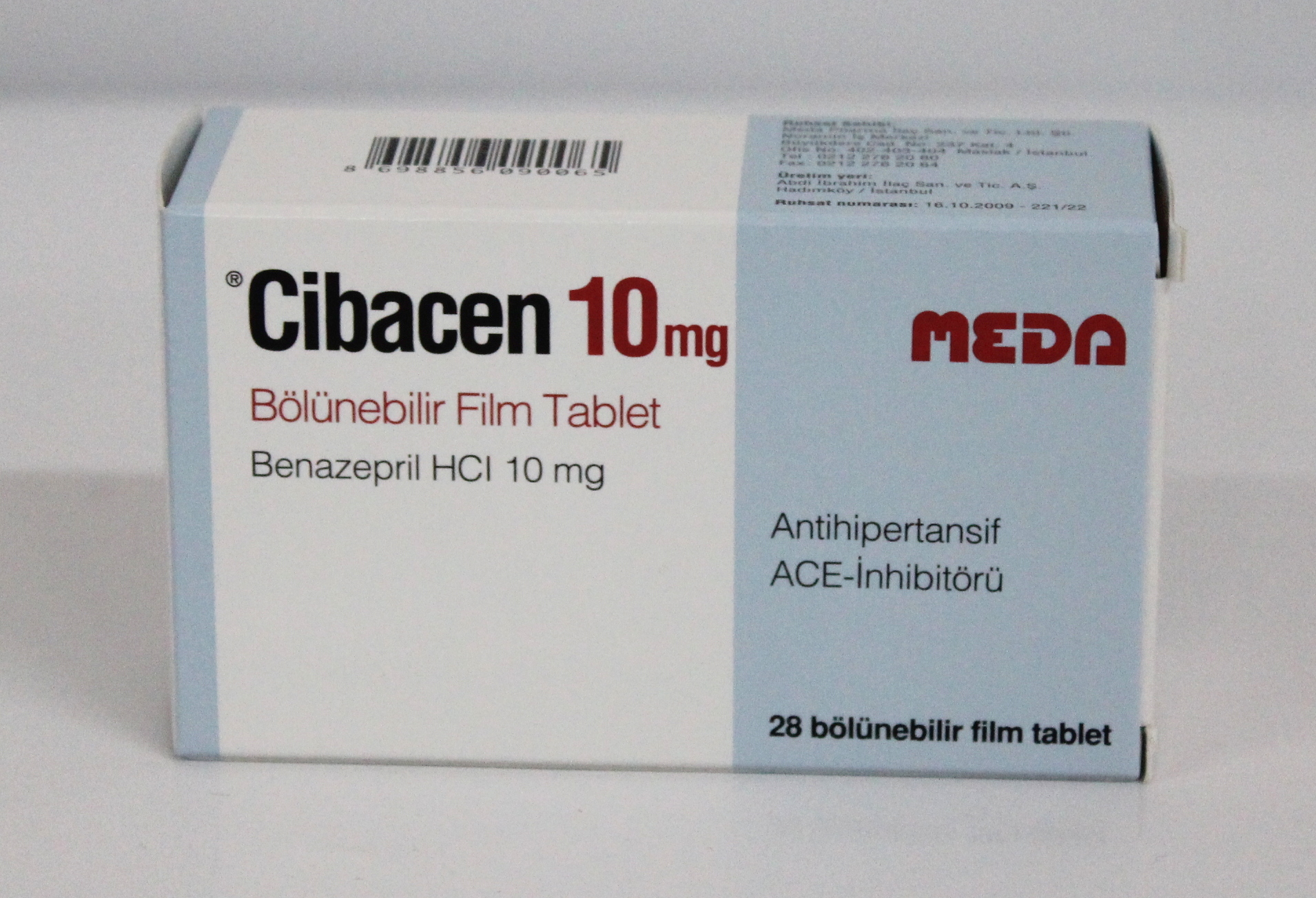 Cibacen Divitab 10mg