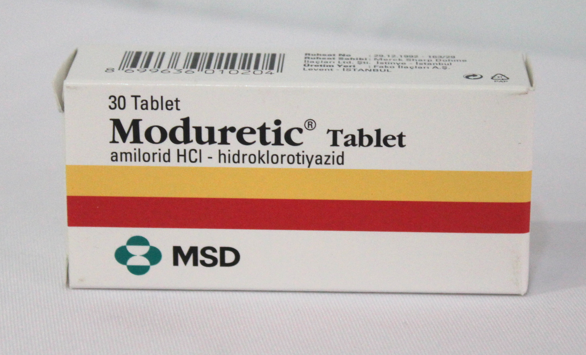 Moduretic 5mg/50mg