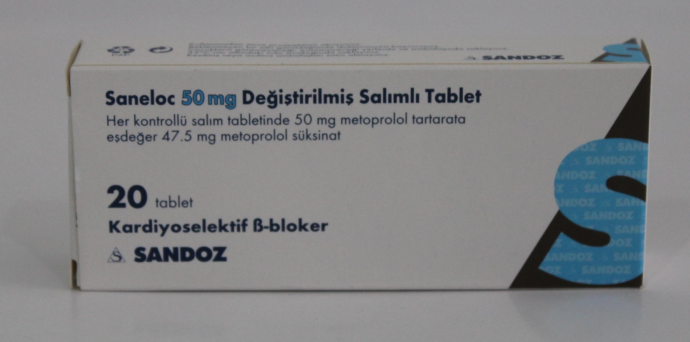 Saneloc (metoprolol Succinate) 50mg