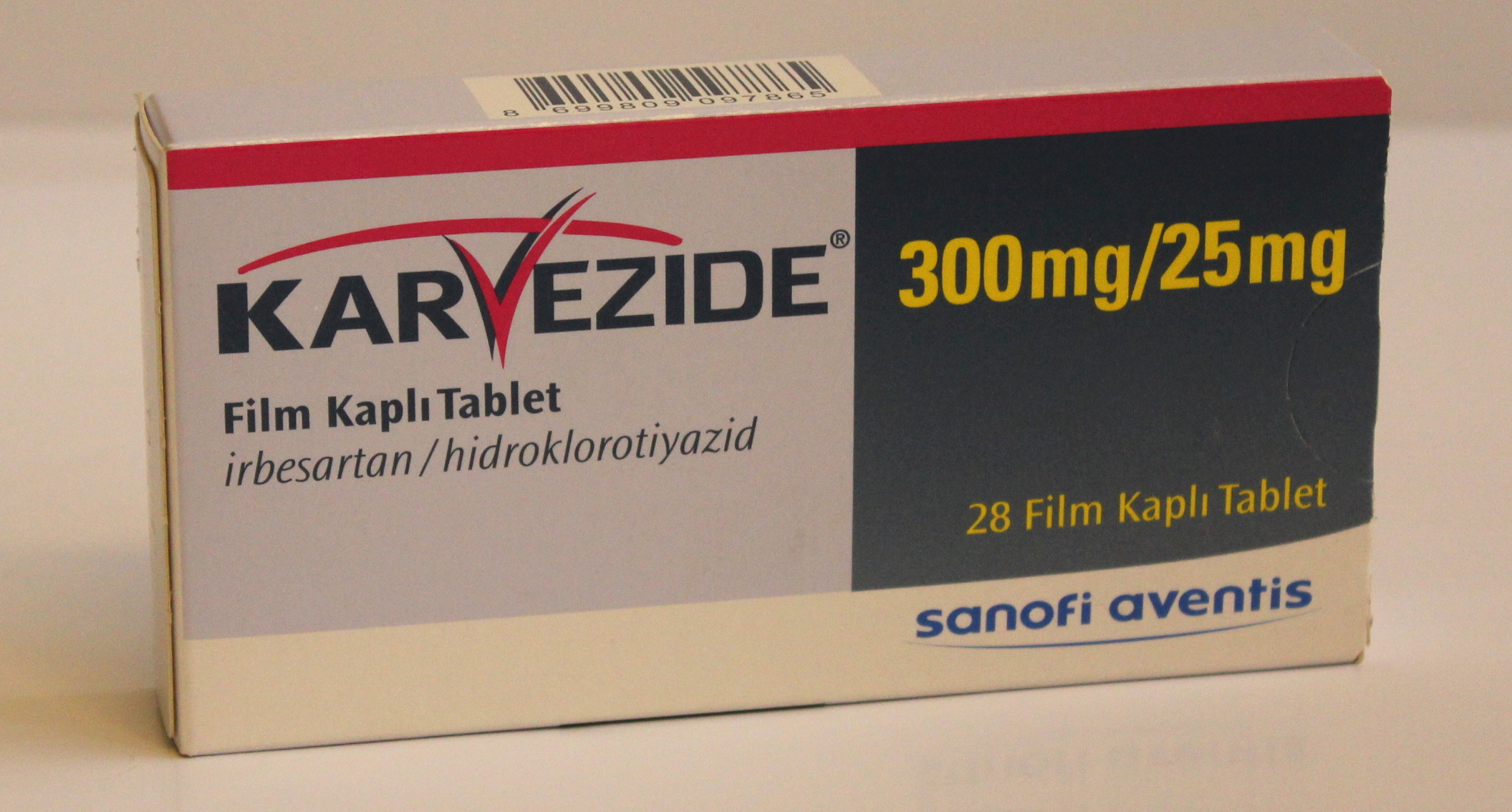 Karvezide 300mg/12.5mg