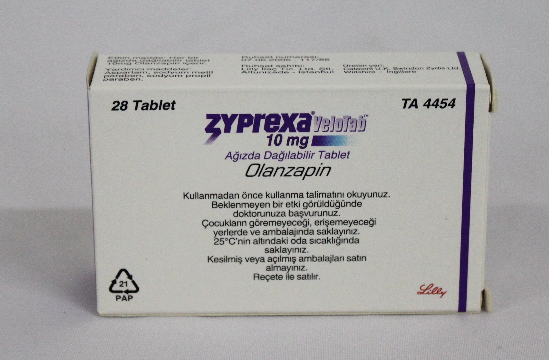 Zyprexa Velotab 10mg