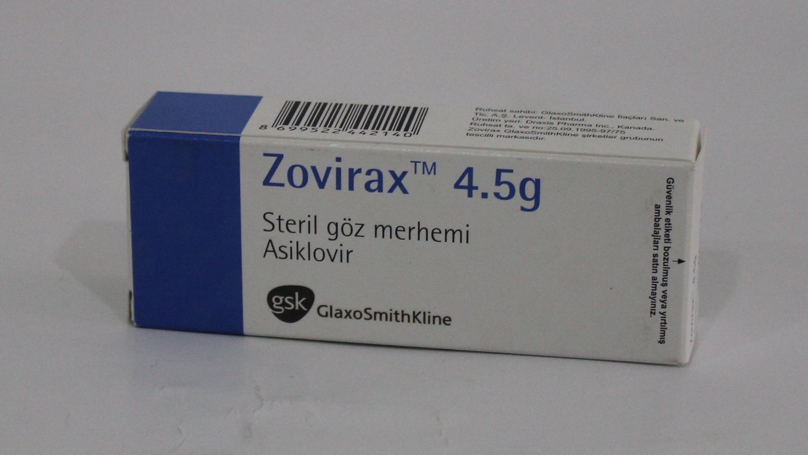 Zovirax Opht. Ointment 3%