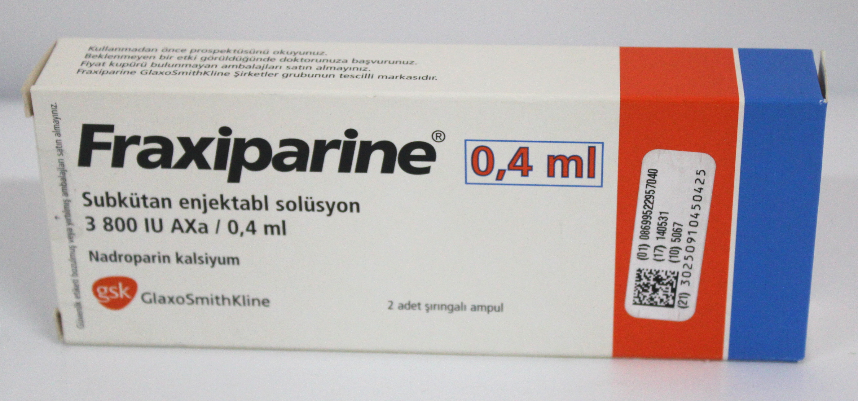 Fraxiparine S.c. 3800IU/0.4ml