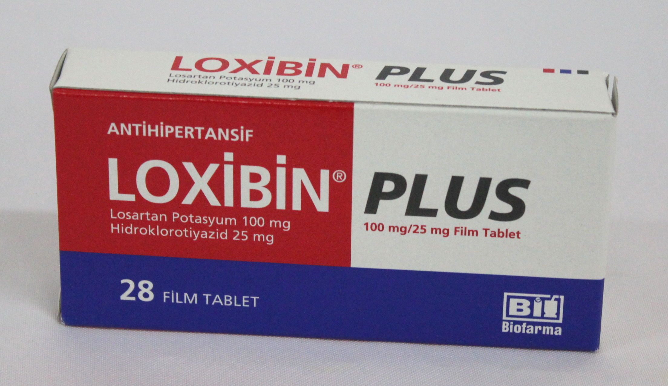 Loxibin Plus (losartan Potassium) 100mg/25mg