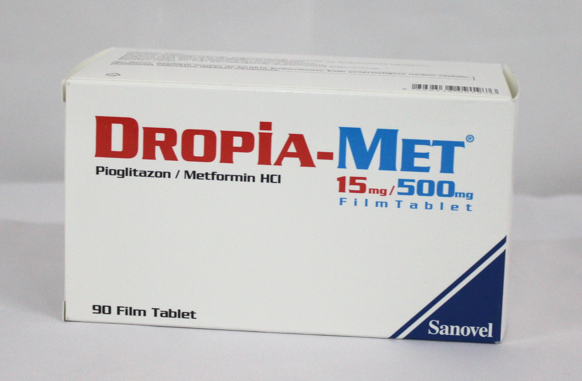 Dropia-Met (Pioglitazone/Metformine) 15mg/500mg