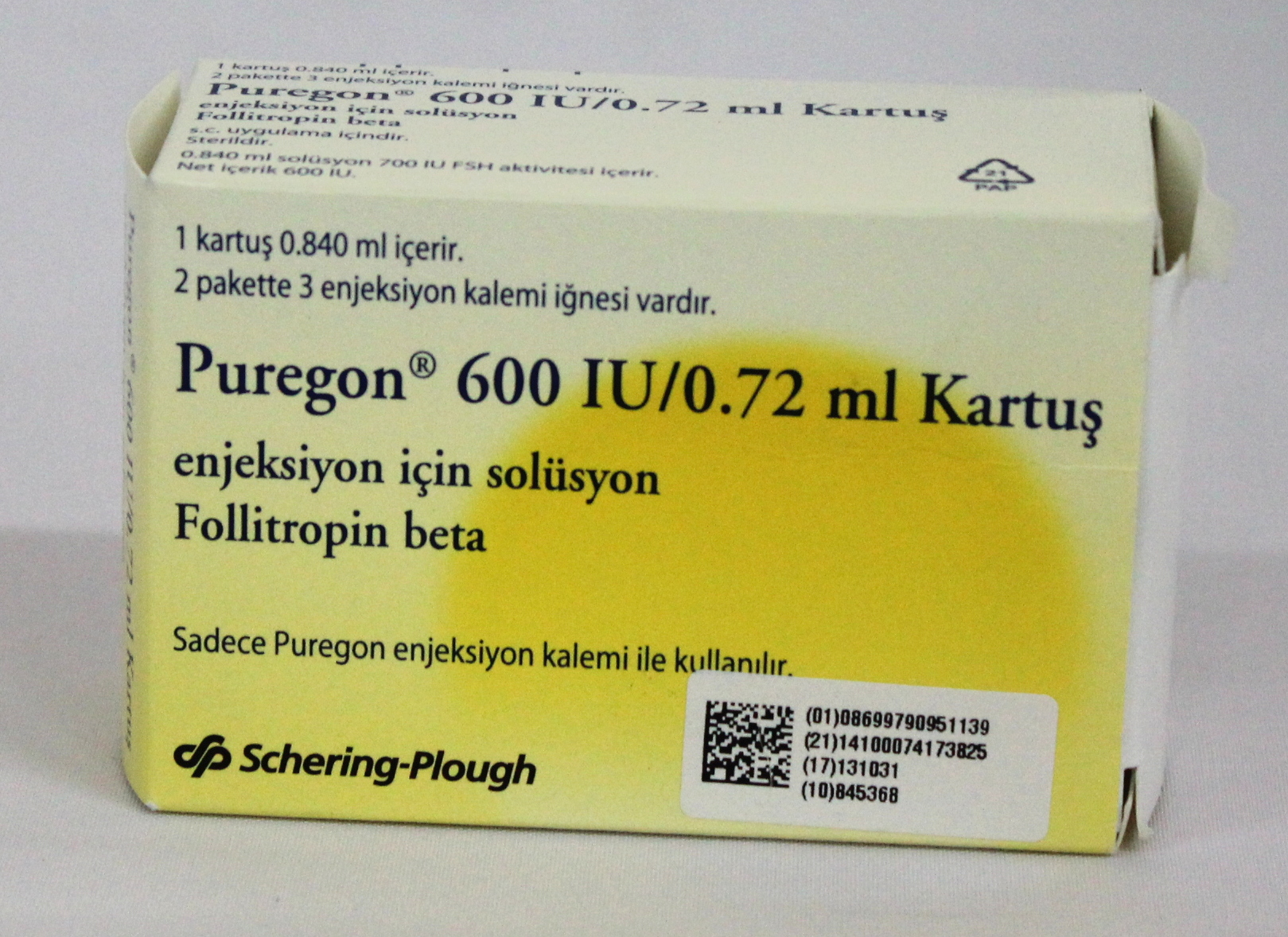 Puregon s.c. 600IU/0.72ml