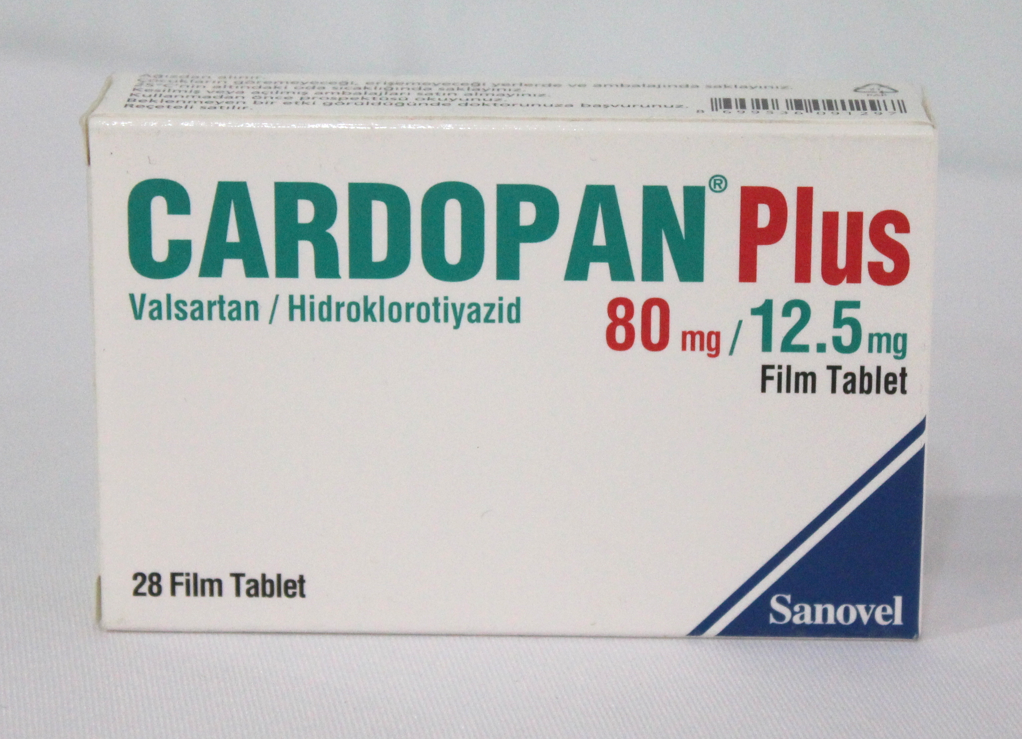 Cardopan Plus (valsartan/hctz) 80mg/12.5mg