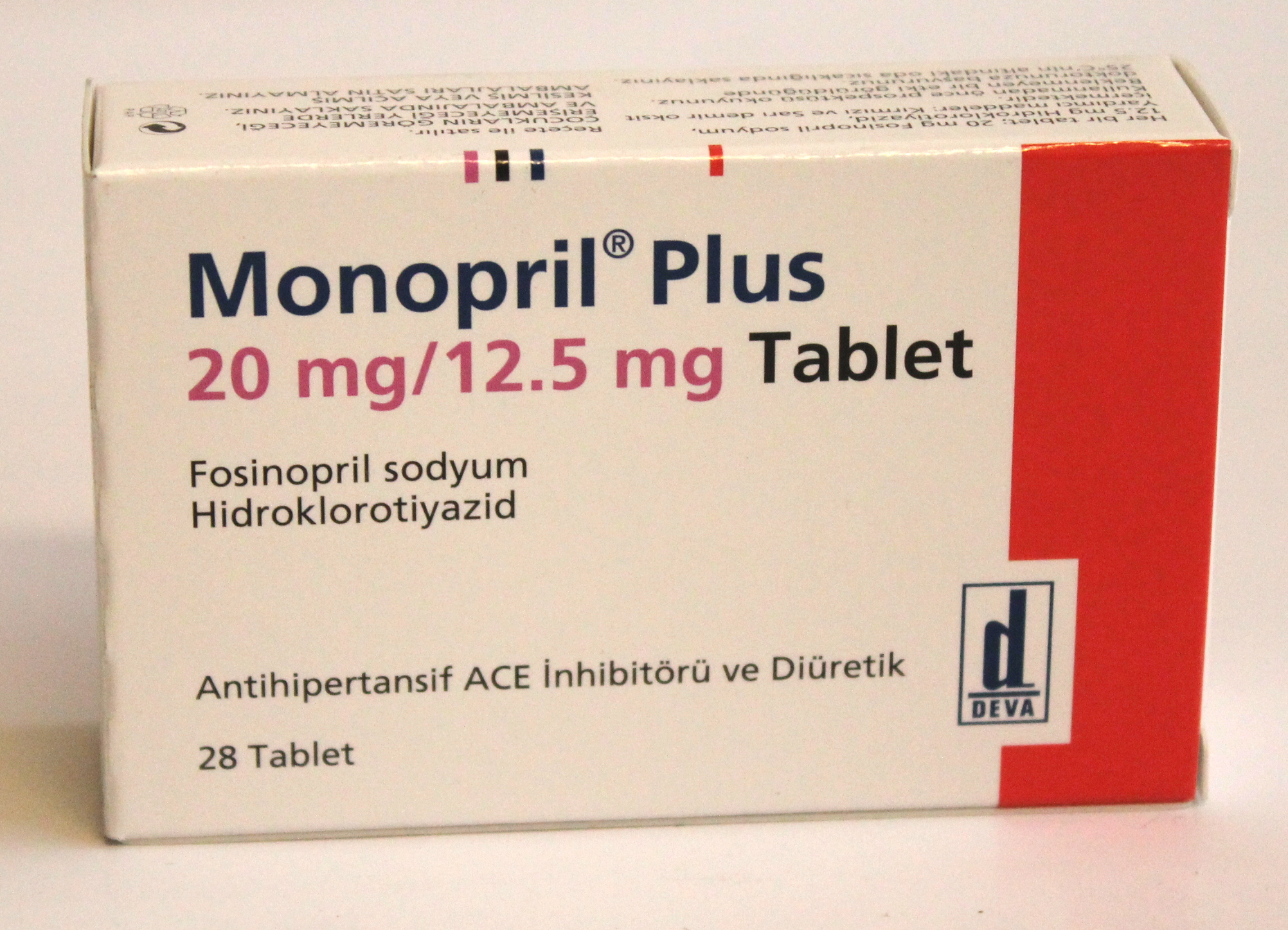 Monopril Plus 20mg/12.5mg