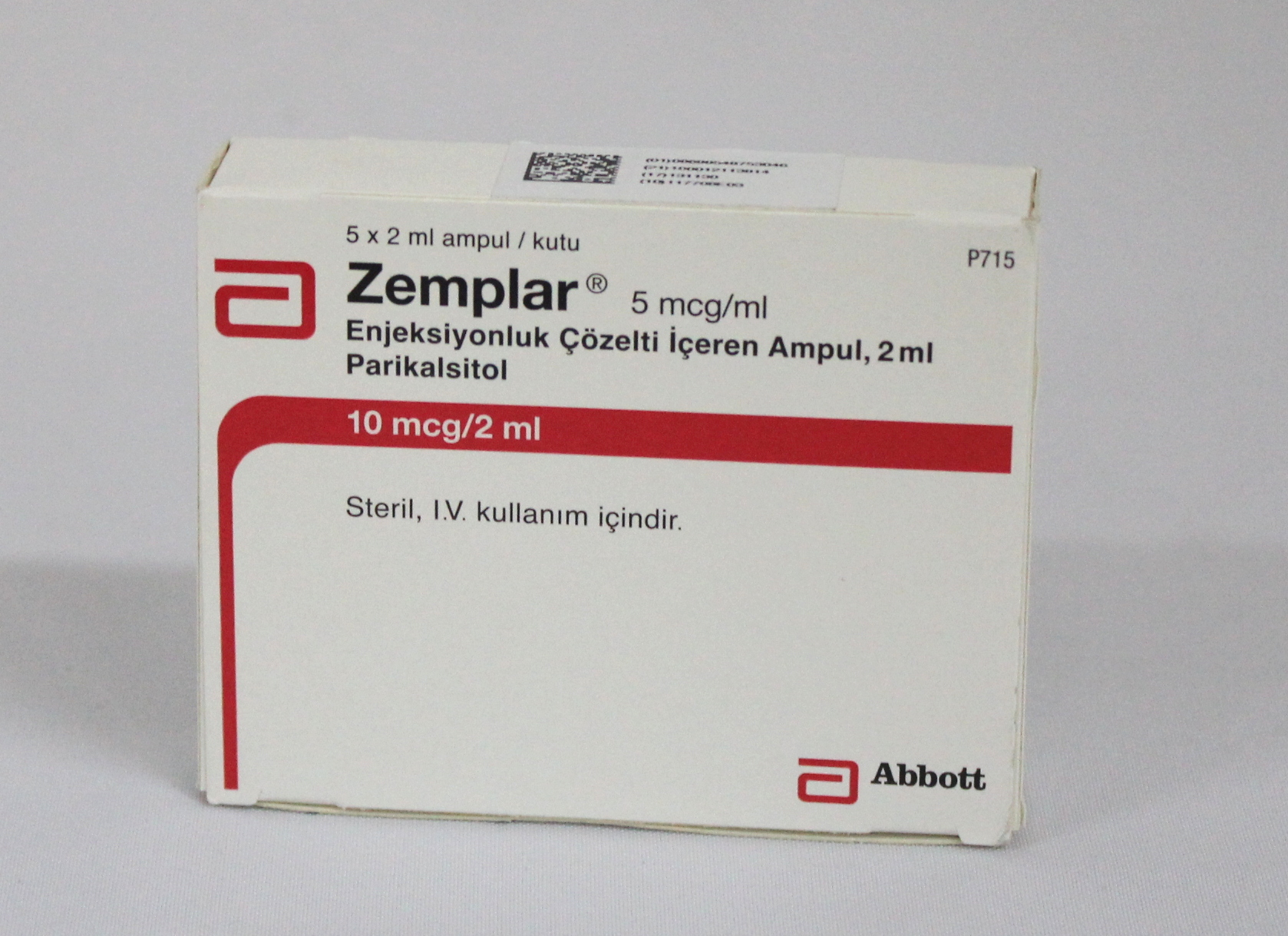 Zemplar 5mcg/2ml
