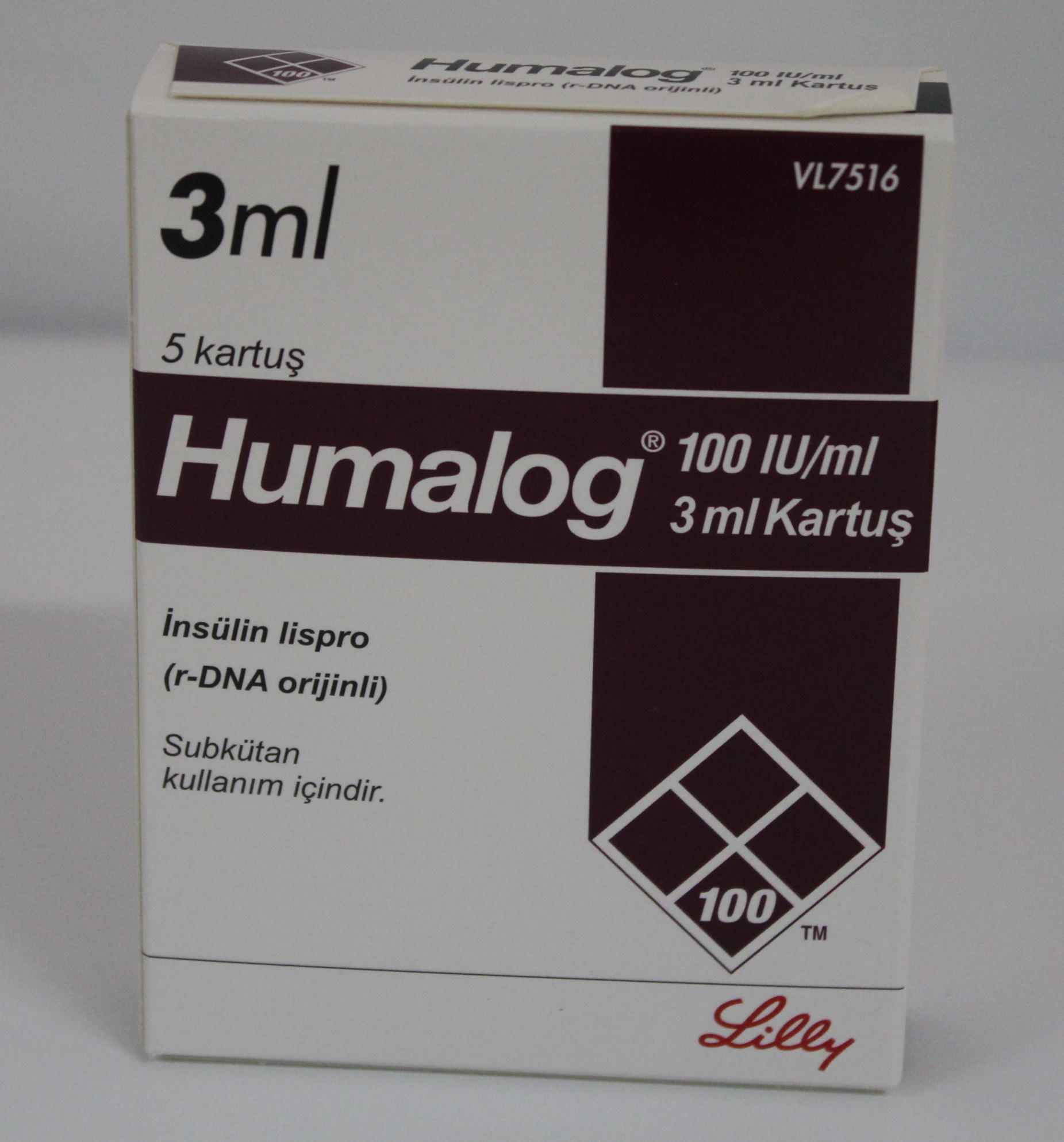 Humalog Cartridge 100IU